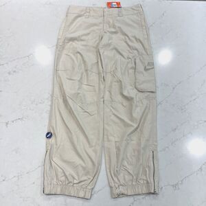 Nike Sport Utility Twill Jogger Pants Womens M‎ Beige Streetwear Retro 254810